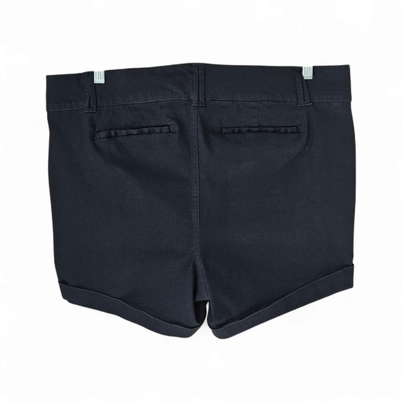 TORRID Plus Size 5" Black Stretch Sateen Mid-rise Rise Shorts Size 22 - Picture 8 of 14